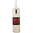 RMOUR Ultimate Canvas Unfilled Heavy Punching Bag SRF Material Boxing MMA Sparring Punching Training with Rust Proof Stainless Steel Hanging Chain (4 Feet Bag)