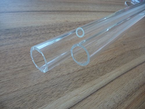 Rohr Acrylglas XT, klar, 40 x 36 mm Lang 850 mm (0,85 Meter) farblos Sonderposten Abverkauf