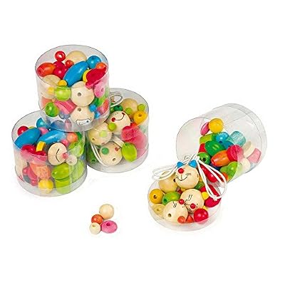 Small Foot Company - 7696 - Perles En Bois - Jeu À Enfiler