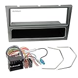 corsa c 1.2 verbrauch Einbaugrösse 1-DIN Carmedio Opel Corsa C 04-06 1-DIN Autoradio Einbauset in original Plug&Play Qualität mit Antennenadapter Radioanschlusskabel Zubehör und Radioblende Einbaurahmen Aluminium