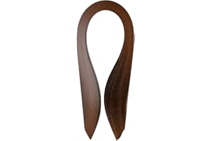 ODETOJOY 240 pezzi Quilling strisce Carta 5mm lunghezza 520mm di Filigrana Arte Set di Quilling Carta Quilling Paper Quilling Strisce Carta 5mm marrone