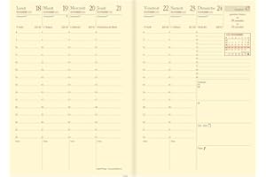 Quo Vadis - Recharge Agenda - 2026 - Affaires Prestige - Semainier Planning - Français - 13 mois de décembre à décembre - 10x15 cm - Papier Clairefontaine ivoire - Fabrication française