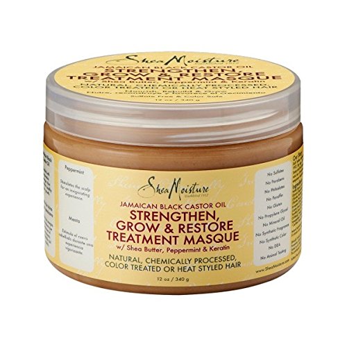 Shea Moisture amaican Black Castor Oil Strengthen Grow and Restore Treatment Masque, 12oz