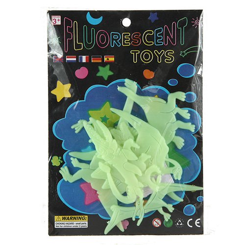 Glow in the Dark Night-Sticker für Kinderzimmer, Dinosaurier-Motiv - 2