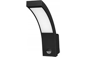 ADVITI PIRYT LED 10W Oprawa Ogrodowa z Czujnikiem Ruchu 140° 800lm IP54 4000K (Czarny)