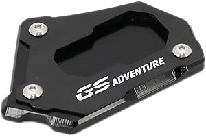 BROEL Prolunga cavalletto Laterale Moto per BMW per R1250GS per R 1200 GS LC ADV R1250GS per Adventure R 1250 GS Prolunga cavalletto Moto Prolunga cavalletto Laterale Cavalletto Laterale 2013-2020 (Color :