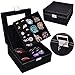 Produktbild SHANSHAN X Aufbewahrungsbox Artikel-Aufbewahrungsbox Schmuck Aufbewahrungsbox 21cm x 21cm x 11cm Anwendbare Dame Black 21cm x 21cm x 11cm