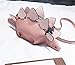Produktbild Rrock Frauen Umhängetasche Pu-Leder Stereo Cartoon Handtasche Dinosaurier Persönlichkeit Mini Umhängetasche Candy Farbe Kleine Tasche,Pink
