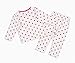 Oissie Baby Girls Polka Dot Tee Set 2 Piece Pajama 12M White Dot