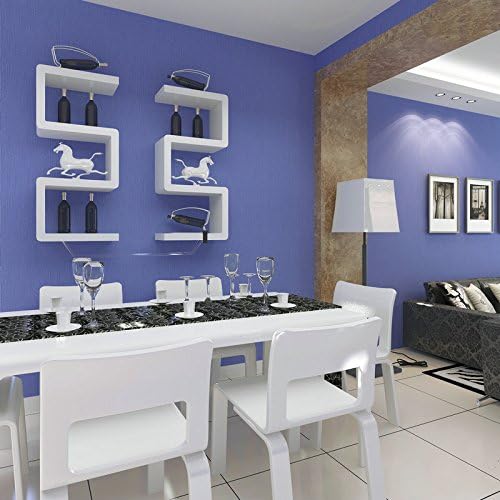 MDDW-Modern and simple non-woven wallpapers pure plain pink living room bedroom wallpaper decoration library children's room , violet