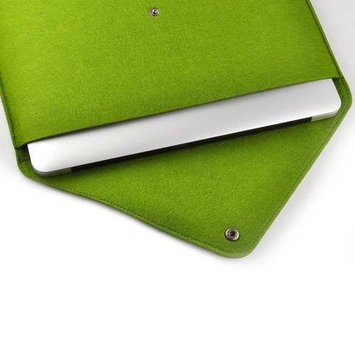 ©art&cherry Filztasche im Briefdesign für Notebooks bis 15″ grün - 3