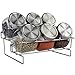 Produktbild BAIJ 2 Schicht Gewürzregal Organizer, Mit 6 Glasflaschen Gewürzdosen, Ideal Für Arbeitsplatten, Schrank, Küche, Esszimmer