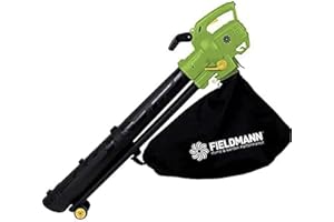 FIELDMANN FZF 4030-E Elektrisches Gebläse, 3 Funktionen: Blasen, Häckseln, Saugen, Leistungsaufnahme: 3 000 W