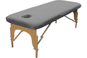 GAOUTO överdrag för massagesäng: 80 x 190 cm dra-på-överdrag för massagesäng oljeresistent, tvättbart skönhetspåslakan med hål, elastiskt massagebord överdrag för sminkbord, spa, terapibänkar