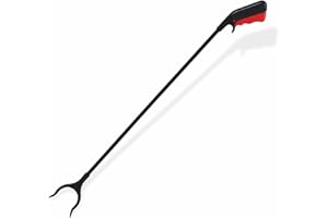 AZEEZ Rubbish Picker Grabber Heavy Duty Litter Picker Ergonomic Handle Handy Long Reach Grabber Stick Mobility Aids Pick Up Litter Tool for Adults Elderly Home Accessories 67cm X 8.5cm X 1.5cm (Pack of 1)