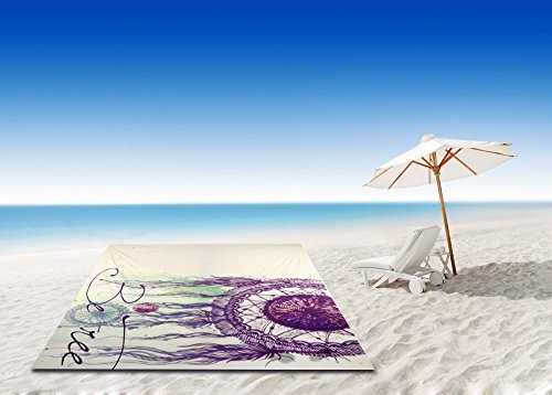 Strandtücher,Tonsee Wall Hanging Wall Tagesdecke Strand Handtuch Mat Blanket Tisch (150 * 200cm, Dream Catcher) - 2