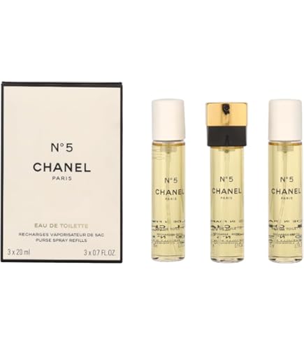 Chanel Nº 5 Eau de Toilette Vaporizador De Sac 3X20 ml : Amazon.it