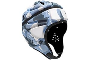 RUIXIA Rugby Helmet 7v7 Flag Football Foam Padded Headgear Scrum Cap Football Training Headguard Soft Shell Head Protector for Adult