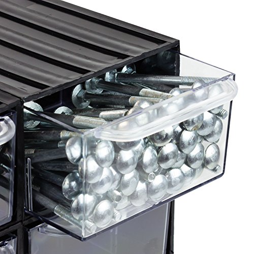 20 Schubladen Regal transparente Schübe Kleinteilemagazin endlos erweiterbar Modulat - 3