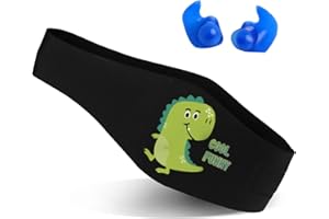 NOHLERLIFE Fascia da Nuoto Elastica per Orecchi, Impermeabile Fascia Regolabile per Nuotatori, Fascia di Protezione per Orecchi per Neonati, Bambini, Ragazzi, Adulti