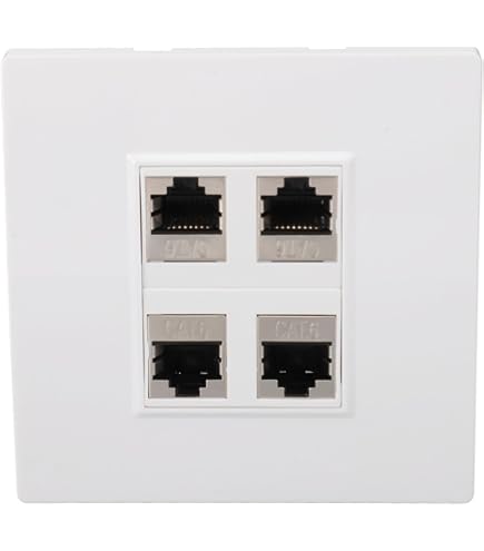 86x86mm Female To Female CAT6 Gigabit Dual-Pass Ne... - Vicedeal