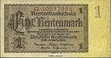  Deutsches Reich Rosenbg: 166b, Reichsdruckerei 8stellige Kontrollnummer 1937 1 Rentenmark (Banknoten für Sammler)