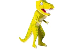 Der kleine Knick Stehende Schultüte für Mädchen & Jungen - 100cm Geschwister-Schultüte als Bastelset für Schule & Kindergarten - ideal zur Einschulung (Dino)