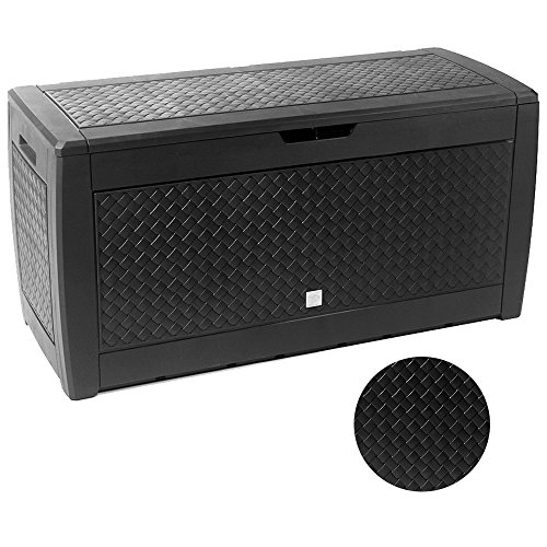 Auflagenbox MBM310-Matuba Flechtoptik in Anthrazit