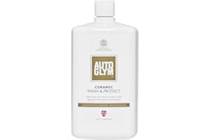 Autoglym Ceramic Wash and Protect, 1 Litre – Triple Action Ceramic Car Shampoo, pH Neutral, Up to 33 Washes - Concentrated Car Wash Soap - Wax Safe for Ceramic Coating - Water Repellent Protection