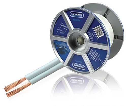 Preisvergleich Produktbild Bandridge SpeakerFlex Lautsprecherkabel 2X 0,5mm² 200m Weiss