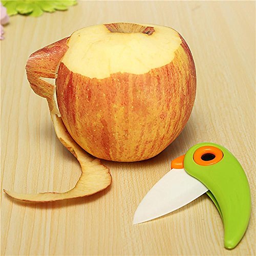 MMRM Mini Vogel-Art Folding Keramikmesser Gemüsefrucht-Schnipsel-Messer zufällige Farbe - 5