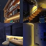Bewegung aktiviert Bett Licht, Vansky® flexible LED-Streifen Bewegungssensor Nachtlicht Nachttischlampe Beleuchtung mit automatischer Abschaltung Timer (Warmweiß) - 7