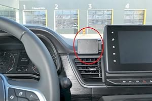 Brodit | ProClip Fahrzeughalter 855717 | Made IN Sweden | Mittelbefestigung | für linkslenkende Fahrzeuge | passt für alle Brodit Gerätehalter Schwarz