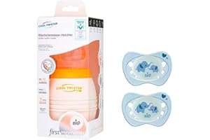 NIP Flaschenkühler Cool Twister inkl. 2 x Schnuller Sonderedition // 2 x Schutzhaube