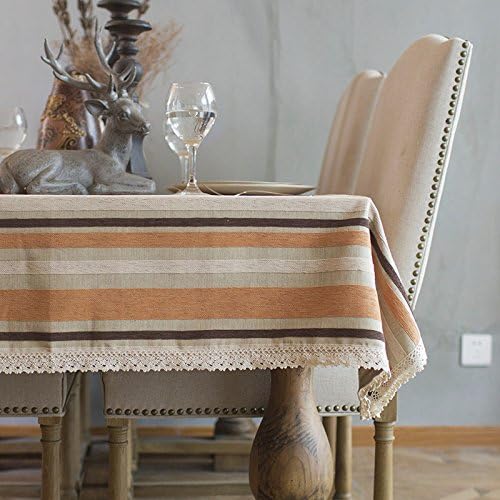 Hctina Tablecloth Cover Cloth Country Cofe and Cover Cloth Orange 40X70cm Table Mats