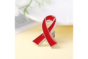 CARROTERR Bring Them Home Pin, red ribbon pin lapel, red ribbon pins enamel badges for men women doctors, Support Campaign Mental Health Awareness Pins Charity Event Gift