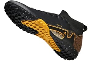 BINBINNIAO Botas de Fútbol para Niños Botas de Fútbol Botas de Fútbol para Hombres High Top Spike Microfibre Cleats Botas de Fútbol Profesionales