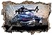 Produktbild Polizei Helikopter Verfolgungsjagd Wandtattoo Wandsticker Wandaufkleber D0545 Größe 100 cm x 150 cm