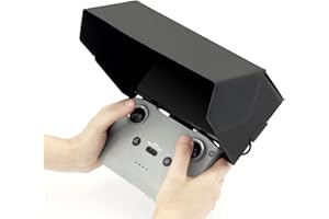 Hensych Składany kaptur na smartfona do Mini 3 Pro/Mavic Air 2/2S/Mini 2/Mavic 3 Dron, pilot zdalnego sterowania, monitor telefonu komórkowego, osłona przeciwsłoneczna, osłona przeciwsłoneczna do