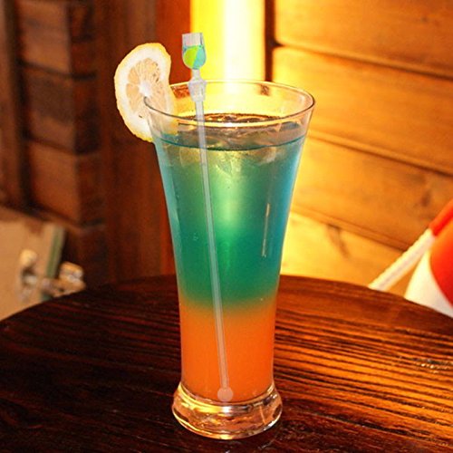 dingdangbell 10pcs 23 cm ice Cocktail Mixer Puddler Rühren mischen Sticks BBQ Abendessen Party Bar - 2