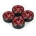 Produktbild KNOSSOS 4 Stücke Rc Drift Reifen Set Für 1/10 Traxxas Hsp Tamiya On-Road Driften Autoteile Rot