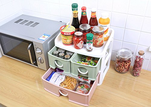 Preisvergleich Produktbild Sun regen nach Hause Desktop Schublade Aufbewahrungsschrank Bedside Desktop Kosmetik Ständer Aufbewahrungsbox mit Schubladen Aufbewahrungskabinett