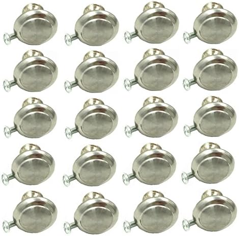 Yahead 20pcs Metal Door Knobs Handles Pulls for Cabinets Cupboard Dresser Shoebox Drawers Kitchen Furniture Kids Room