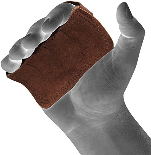 RDX Gym Leder Gewichtheben Griffe Krafttraining Griffpolster Fitness Griffpads - 3