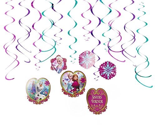 Disney Frozen (Eiskönigin) Party Dekoration zum Aufhängen 12 teilig