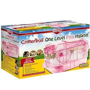 Kaytee CritterTrail One Level Habitat Pink Edition