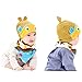 iikids®Unisex Baby Boys/Girls Beanie Hat Infant Newborns Warm Winter Cotton Cap Cute Fish Pattern Headgear for Kids 2-3 M/3-6 M/6-12 M/12-18 Months
