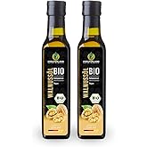 Kräuterland Bio Walnussöl 500ml - 2x 250ml Walnusskern Öl nativ, kaltgepresst & vegan - Speiseöl zum Kochen, Backen & für Sal