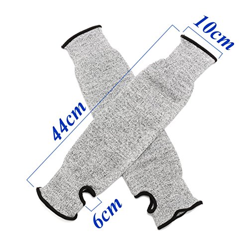 1 Paar Schnitt resistent ?rmeln Schnitt Knit Sleeves Armschutz Anti-Schnitt - 6