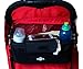 BTR Pram Buggy Buddy Stroller Organiser / Storage Bag With Mobile Phone Holder - Black - Water Resistant